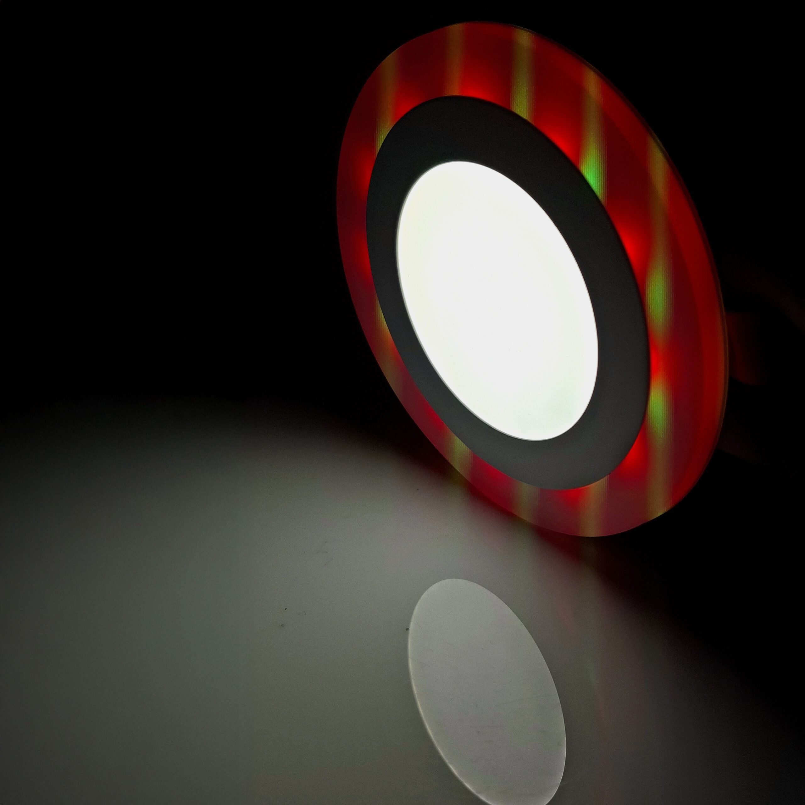 PANEL LED BICOLOR 12W+4W REDONDO INCRUSTAR LUZ BLANCO + RGB - Imagen 4