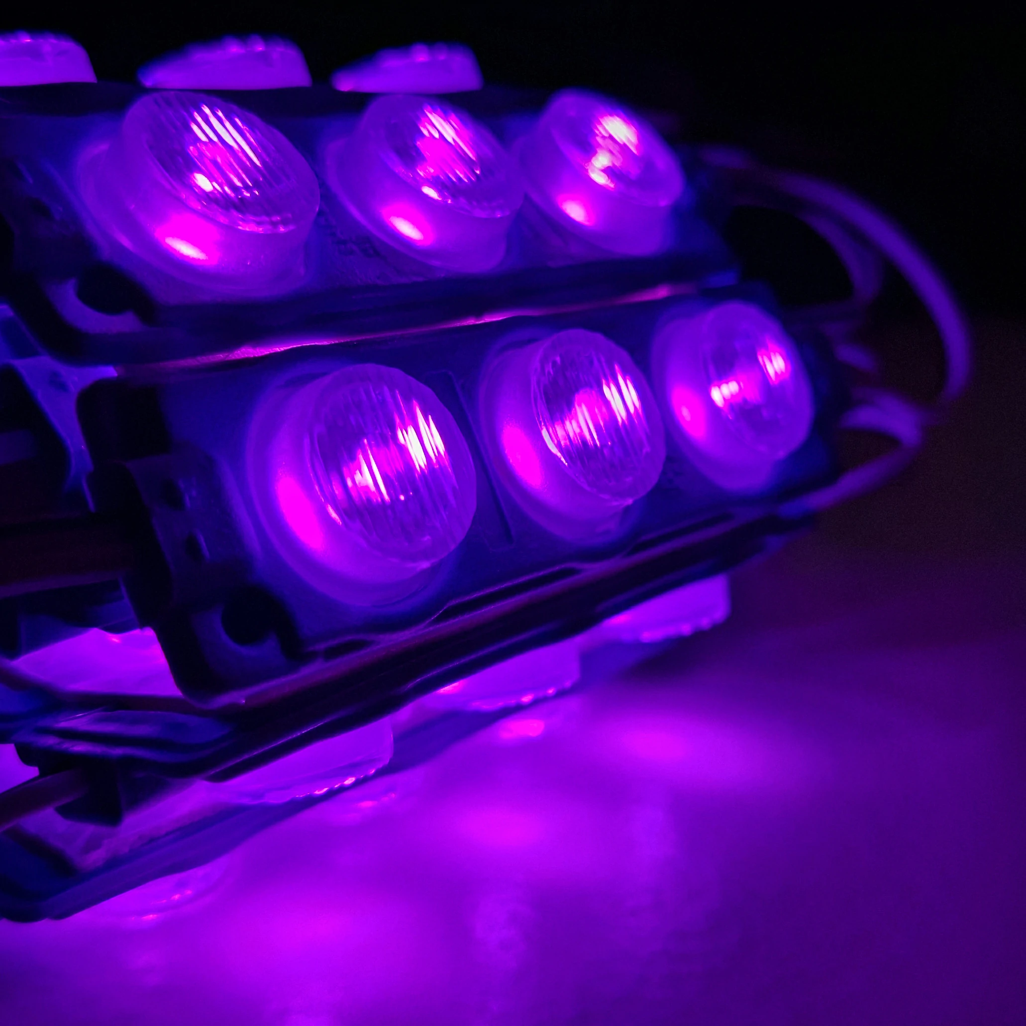 MODULO LUPA RELIEVE 24V 3030 REF 7313 3W LUZ PURPURA