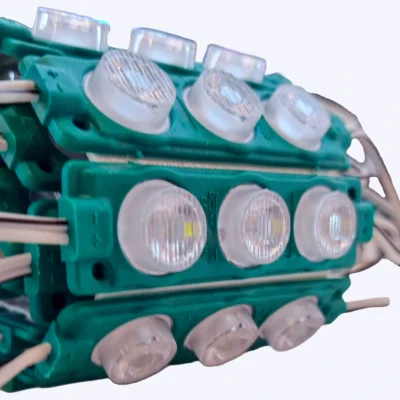 MODULO LUPA RELIEVE 24V 3030 REF 7313 3W LUZ VERDE