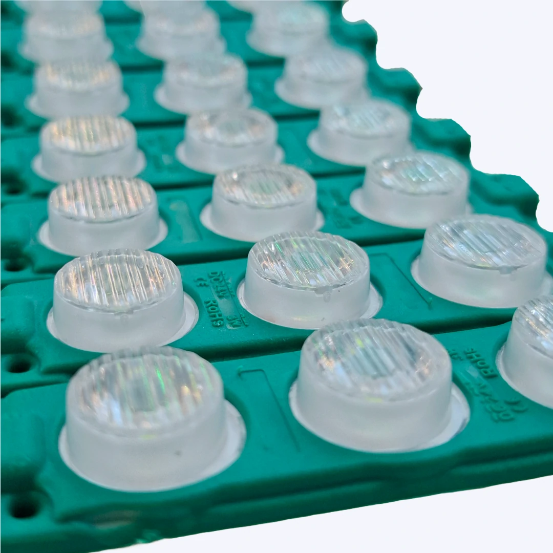 MODULO LUPA RELIEVE 24V 3030 REF 7313 3W LUZ VERDE