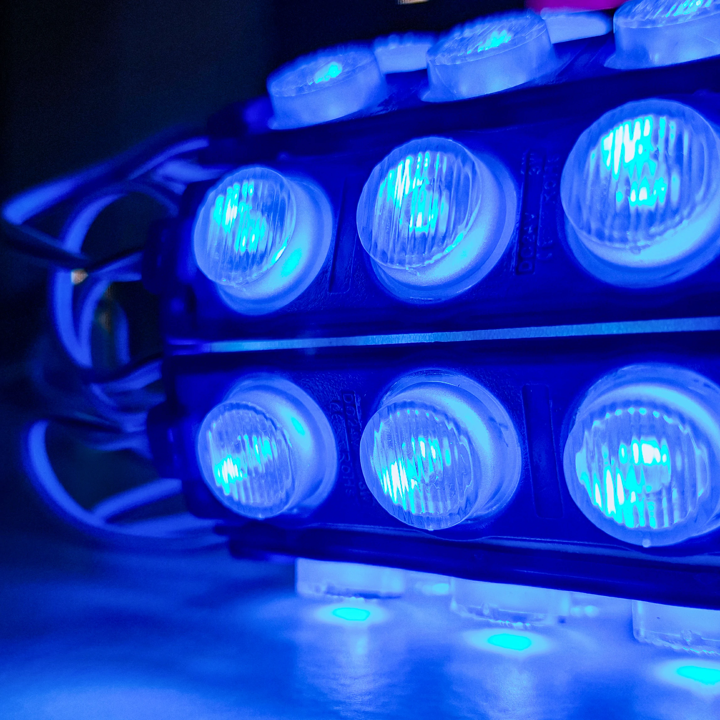 MODULO LUPA RELIEVE 24V 3030 REF 7520 3W LUZ AZUL HIELO