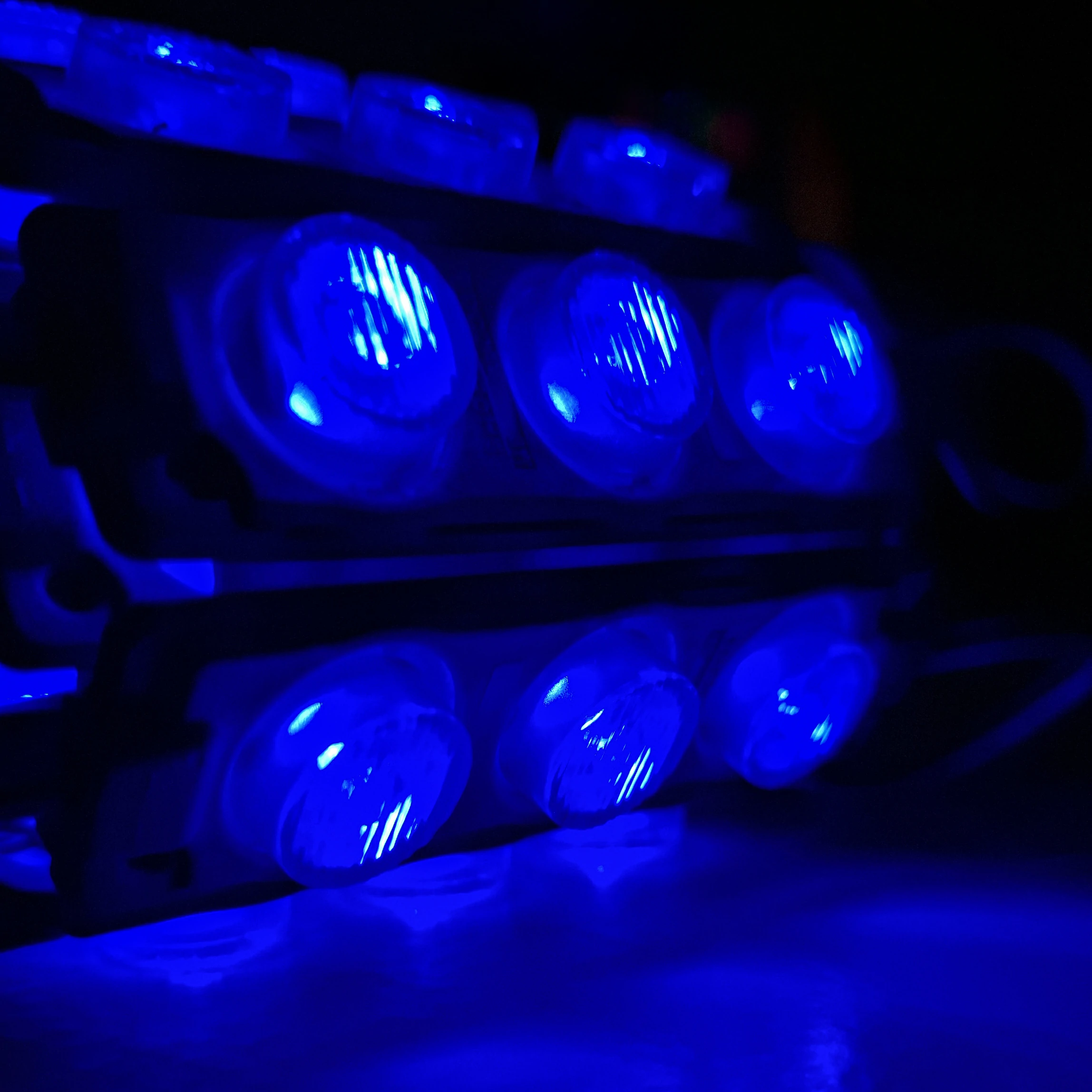 MODULO LUPA RELIEVE 24V 3030 REF 7520 3W LUZ AZUL