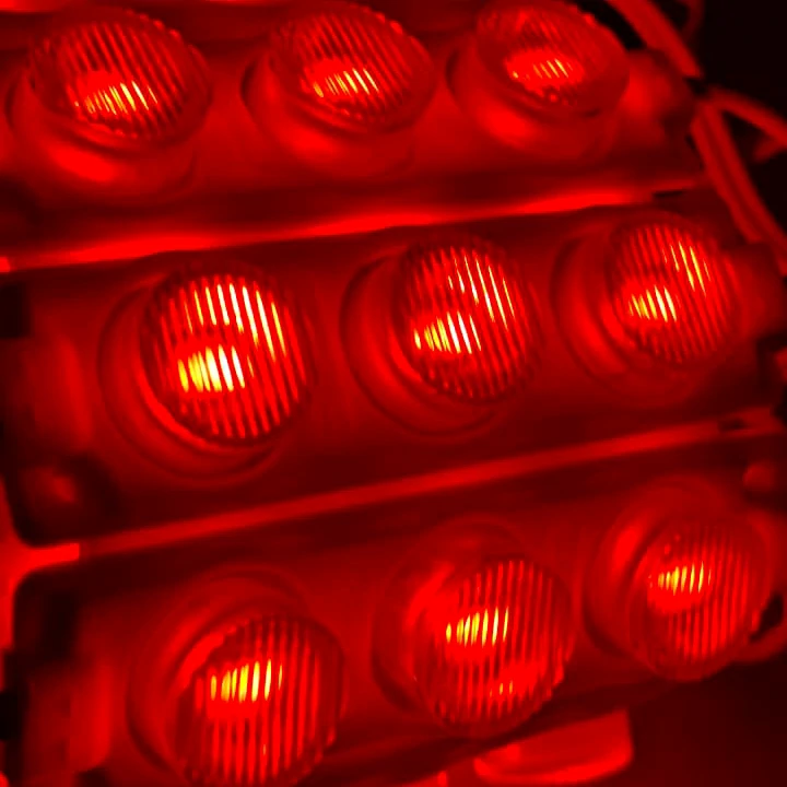 MODULO LUPA RELIEVE 24V 3030 REF 7520 3W LUZ ROJA