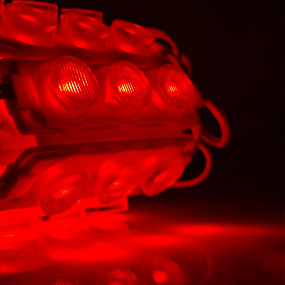 MODULO LUPA RELIEVE 24V 3030 REF 7520 3W LUZ ROJA
