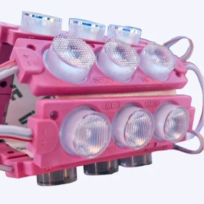 MODULO LUPA RELIEVE 24V 3030 REF 7520 3W LUZ ROSADA