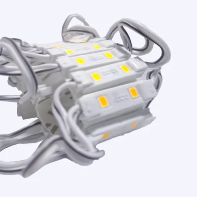 MODULO MINI 2 LED 12V 2835 REF 2806 0.6W LUZ CALIDA