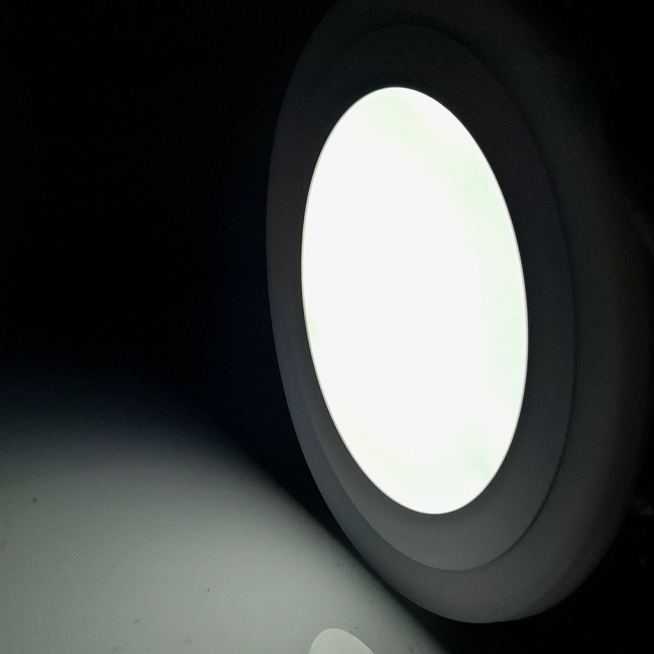 PANEL LED BICOLOR 18W+6W REDONDO INCRUSTAR LUZ BLANCO + AZUL - Imagen 2