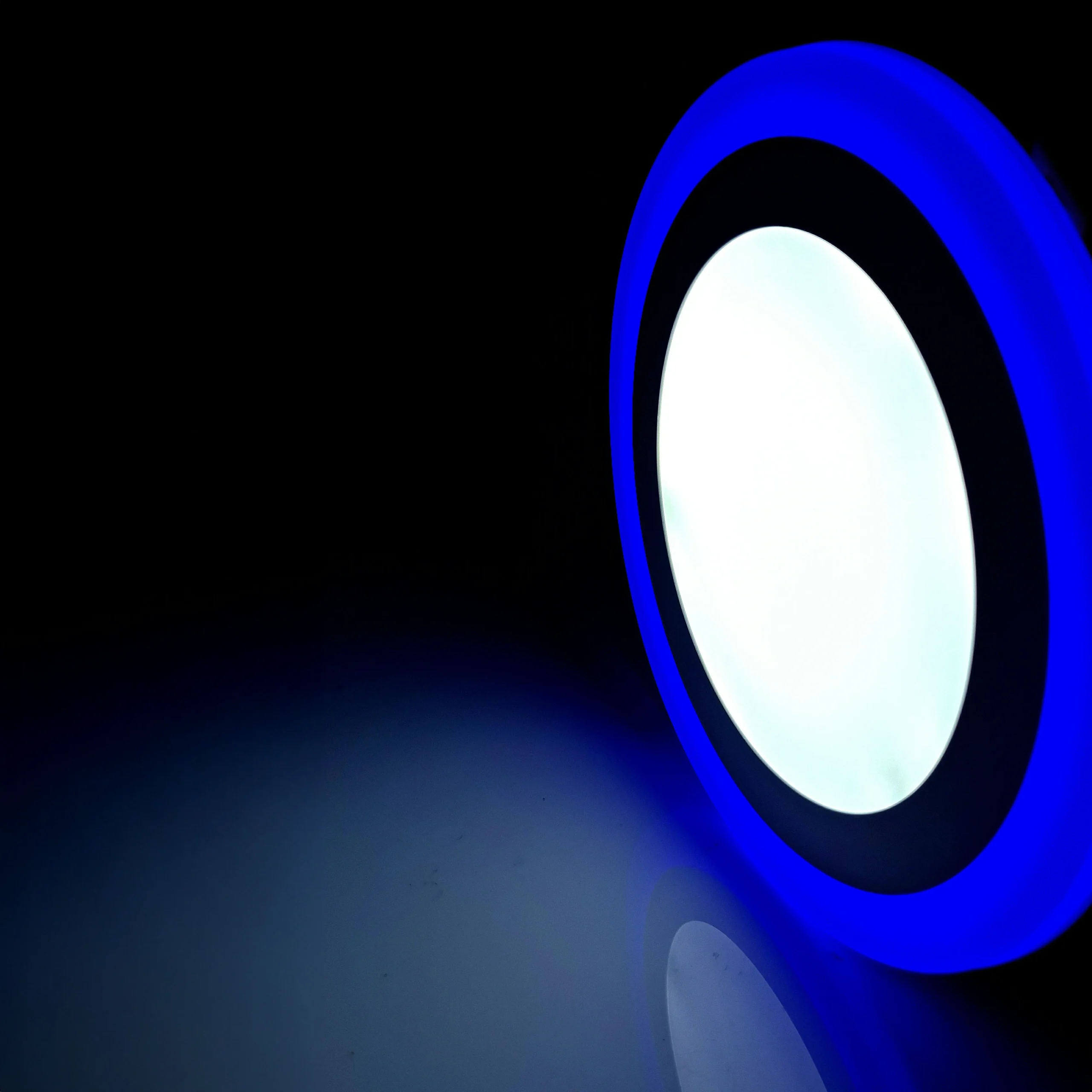 PANEL LED BICOLOR 18W+6W REDONDO INCRUSTAR LUZ BLANCO + AZUL - Imagen 3