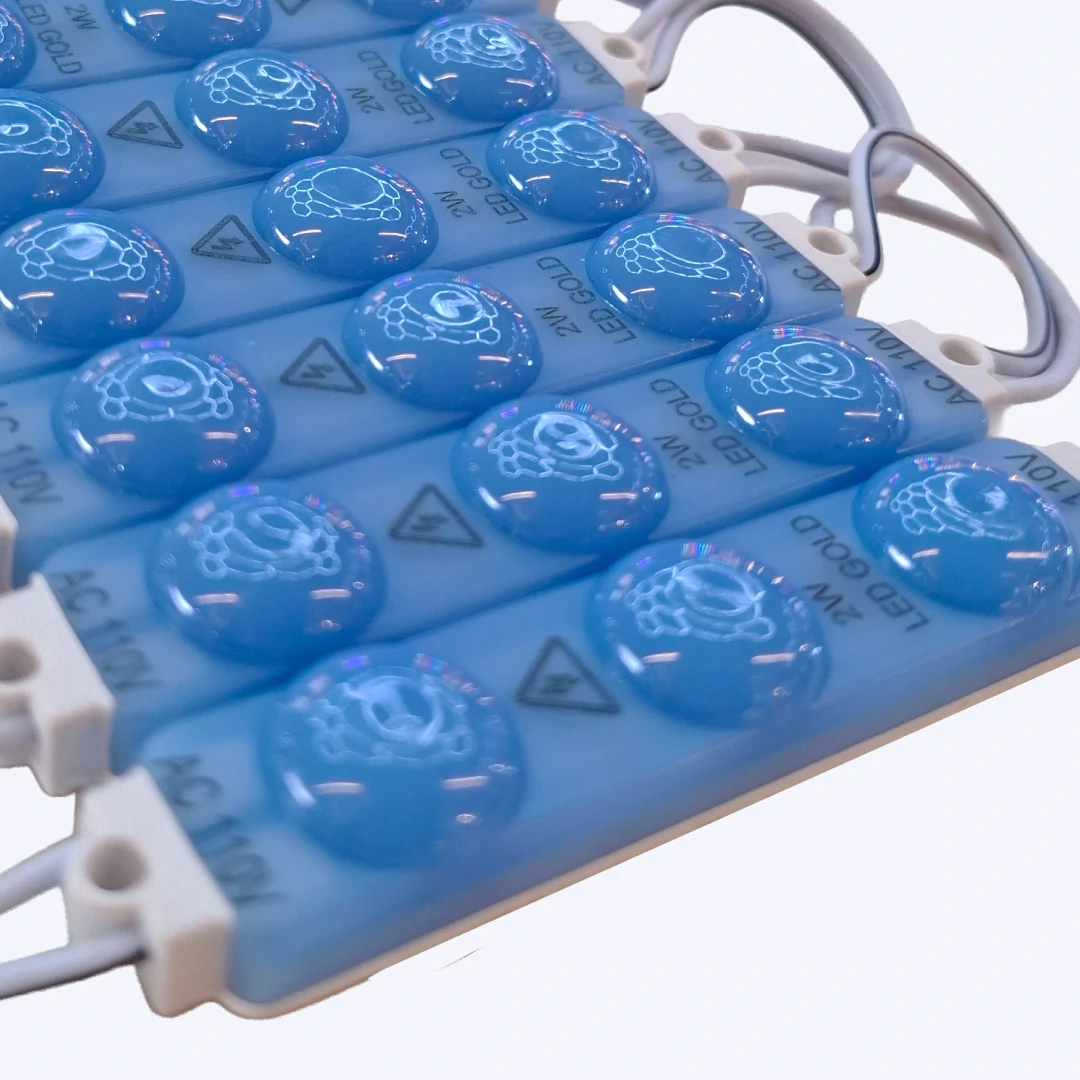 MODULO LUPA OPALIZADO 110V 2835 REF 7313 2W LUZ AZUL