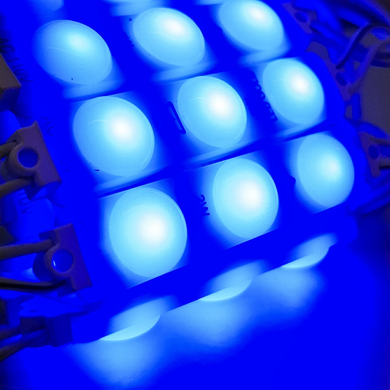 MODULO LUPA OPALIZADO 110V 2835 REF 7313 2W LUZ AZUL