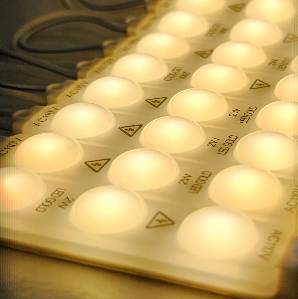 MODULO LUPA OPALIZADO 110V 2835 REF 7313 2W LUZ CALIDA