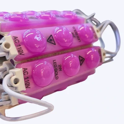 MODULO LUPA OPALIZADO 110V 2835 REF 7313 2W LUZ PURPURA