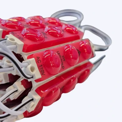 MODULO LUPA OPALIZADO 110V 2835 REF 7313 2W LUZ ROJA