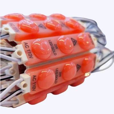 MODULO LUPA OPALIZADO 110V 2835 REF 7313 2W LUZ ROSADA