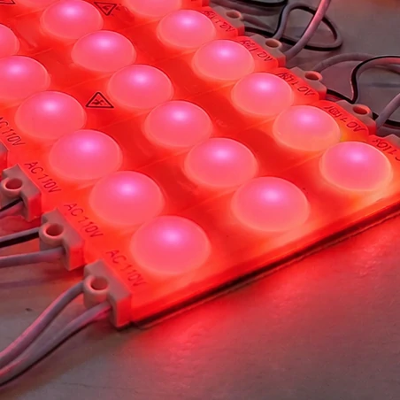 MODULO LUPA OPALIZADO 110V 2835 REF 7313 2W LUZ ROSADA - Imagen 4