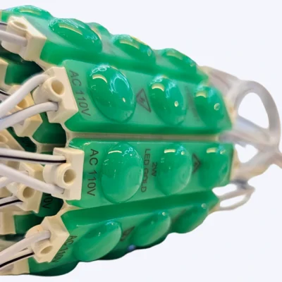 MODULO LUPA OPALIZADO 110V 2835 REF 7313 2W LUZ VERDE