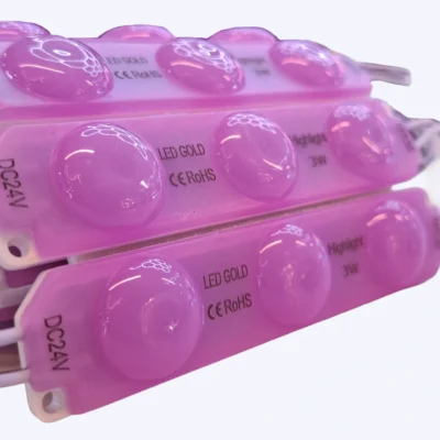 MODULO LUPA OPALIZADO 24V 2835 REF 9321 3W LUZ PURPURA