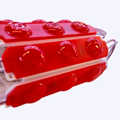 MODULO LUPA OPALIZADO 24V 2835 REF 9321 3W LUZ ROJA