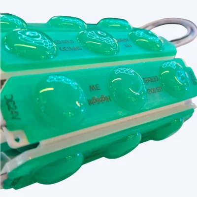 MODULO LUPA OPALIZADO 24V 2835 REF 9321 3W LUZ VERDE
