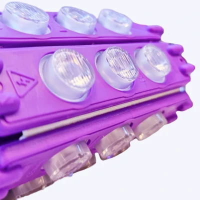 MODULO LUPA RELIEVE 110V 2835 REF 9620 3W LUZ PURPURA