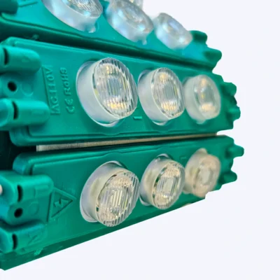 MODULO LUPA RELIEVE 110V 2835 REF 9620 3W LUZ VERDE