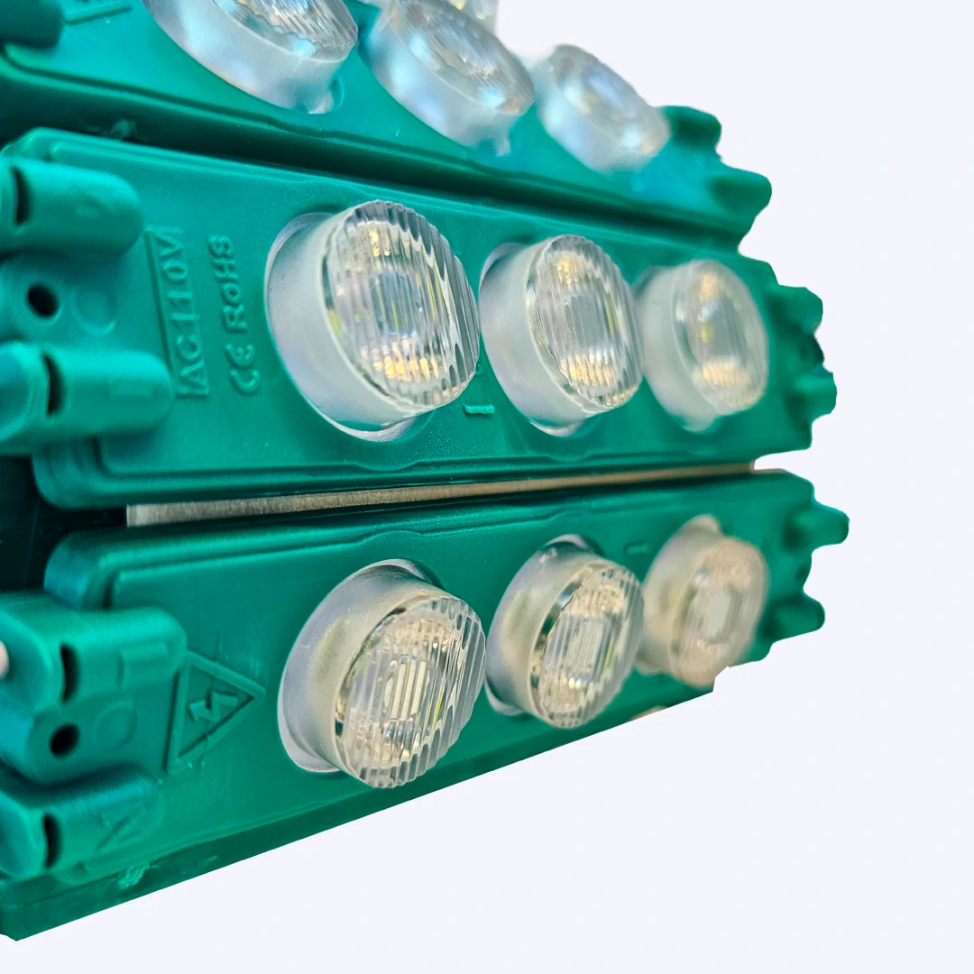 MODULO LUPA RELIEVE 110V 2835 REF 9620 3W LUZ VERDE