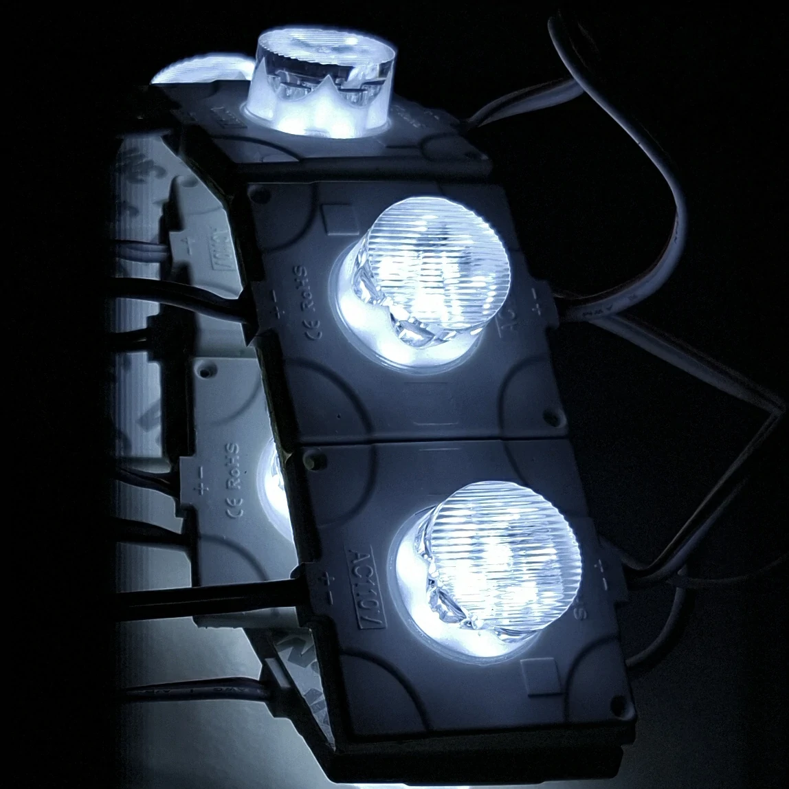 MODULO CUADRADO LUPA GRANDE 110V 2835 REF 4542 2W LUZ BLANCA