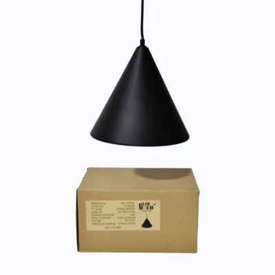 LUZ COLGANTE TIPO CAMPANA 7W RM NEGRO TRICOLOR