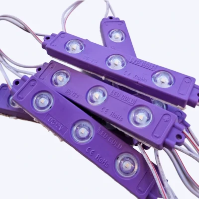 MODULO ALTA POTENCIA 12V 3030 REF 11022 3.6W LUZ MORADA
