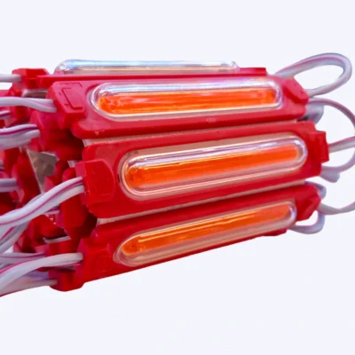 MODULO COB GRANDE TRANSPARENTE 12V REF 8620 2.4W LUZ ROJA