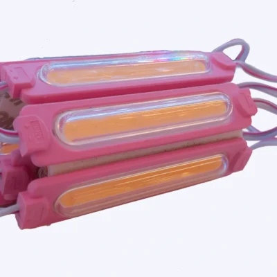 MODULO COB GRANDE TRANSPARENTE 12V REF 8620 2.4W LUZ ROSADA