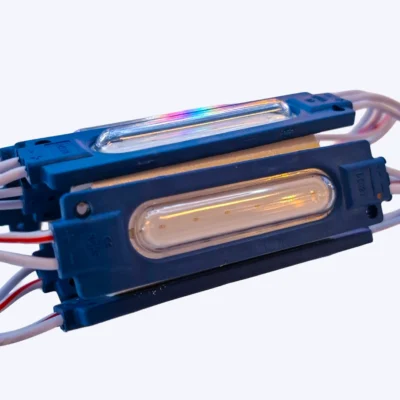 MODULO COB PEQUEÑO TRANSPARENTE 12V REF 7620 2W LUZ AZUL