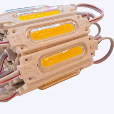 MODULO COB PEQUEÑO TRANSPARENTE 12V REF 7620 2W LUZ CALIDA