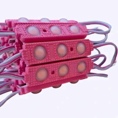 MODULO LUPA PEQUEÑO 12V 5730 REF 6815 1.5W LUZ ROSADA