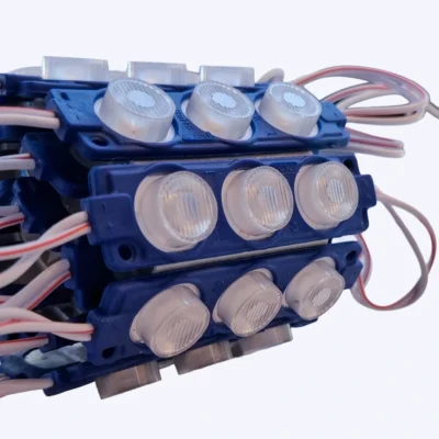 MODULO LUPA RELIEVE 12V 3030 REF 7520 3W LUZ AZUL