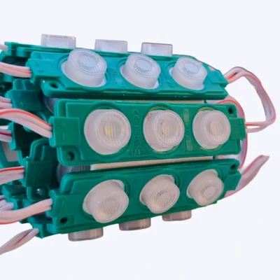 MODULO LUPA RELIEVE 12V 3030 REF 7520 3W LUZ VERDE