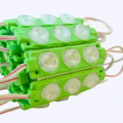 MODULO LUPA RELIEVE 12V 3030 REF 7520 3W LUZ VERDE LIMON