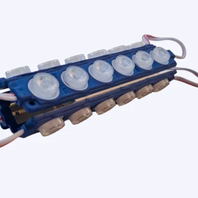 MODULO RELIEVE 6 LUPAS 12V 3030 REF 13620 3W LUZ AZUL
