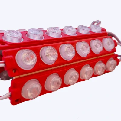 MODULO RELIEVE 6 LUPAS 12V 3030 REF 13620 3W LUZ ROJA