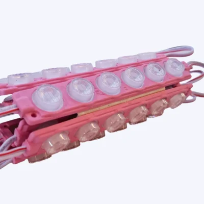 MODULO RELIEVE 6 LUPAS 12V 3030 REF 13620 3W LUZ ROSADA