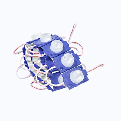MODULO CUADRADO LUPA GRANDE 12V 3030 REF 4832 1.5W LUZ AZUL