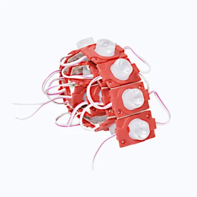 MODULO CUADRADO LUPA GRANDE 12V 3030 REF 4832 1.5W LUZ ROJO