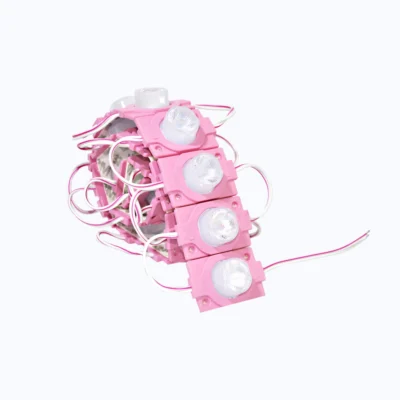 MODULO CUADRADO LUPA GRANDE 12V 3030 REF 4832 1.5W LUZ ROSADA