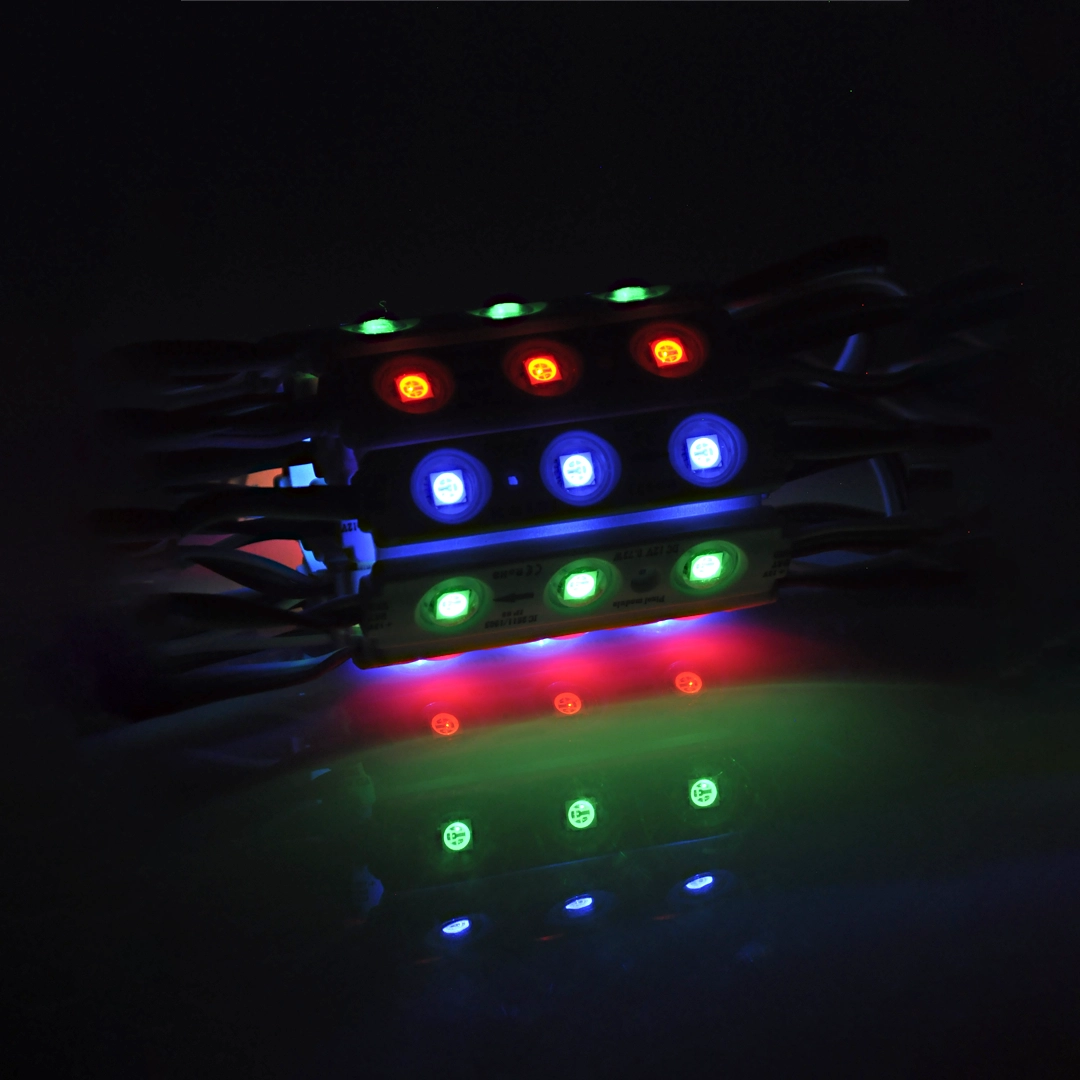 MODULO INTELIGENTE INYECTADO 12V 5050 REF 6515 0.96W LUZ FRGB