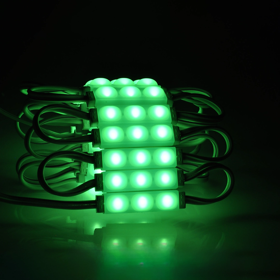 MODULO LUPA MINI 2835 12V REF 3608 0.6W LUZ VERDE