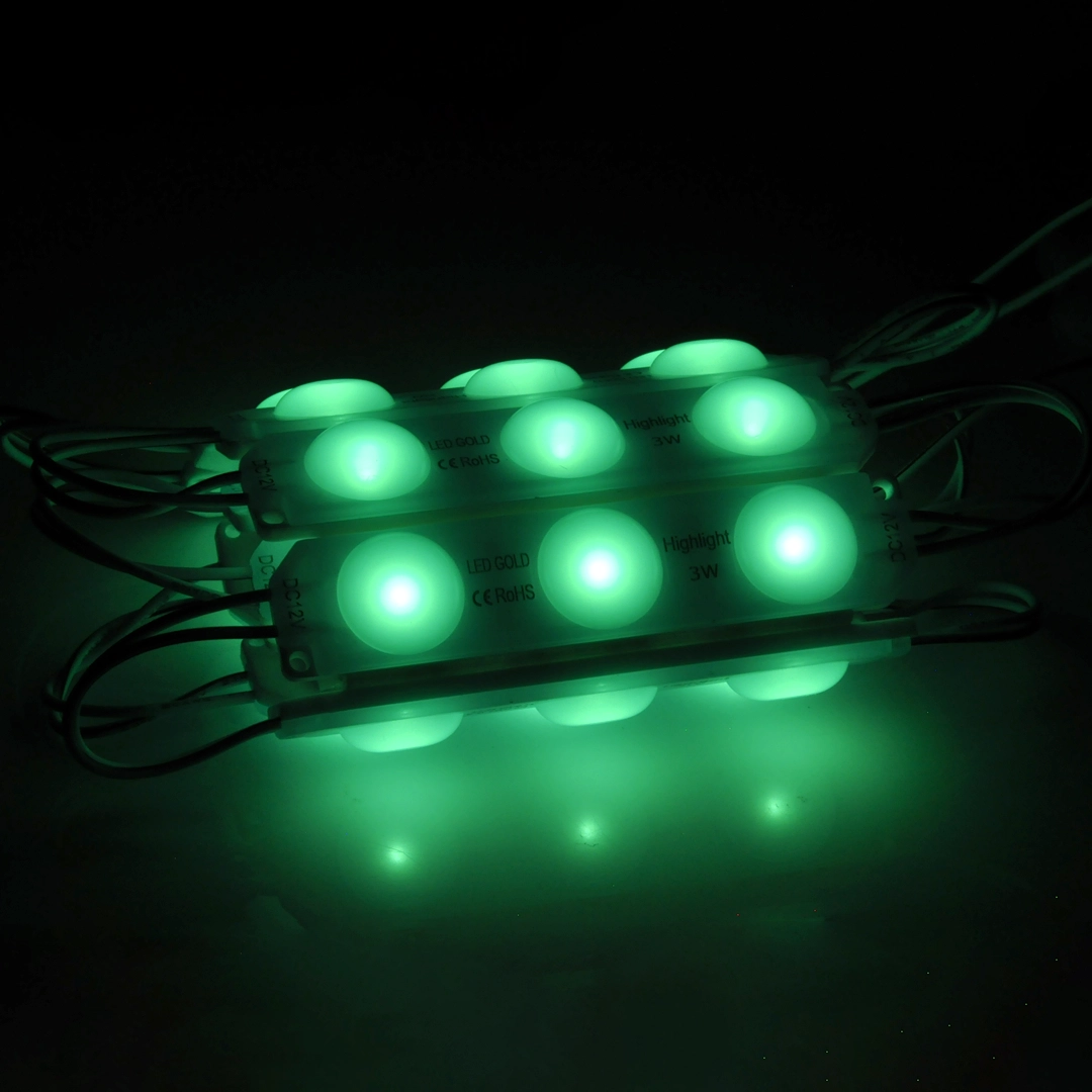 MODULO LUPA OPALIZADO 12V 2835 REF 9321 3W LUZ VERDE