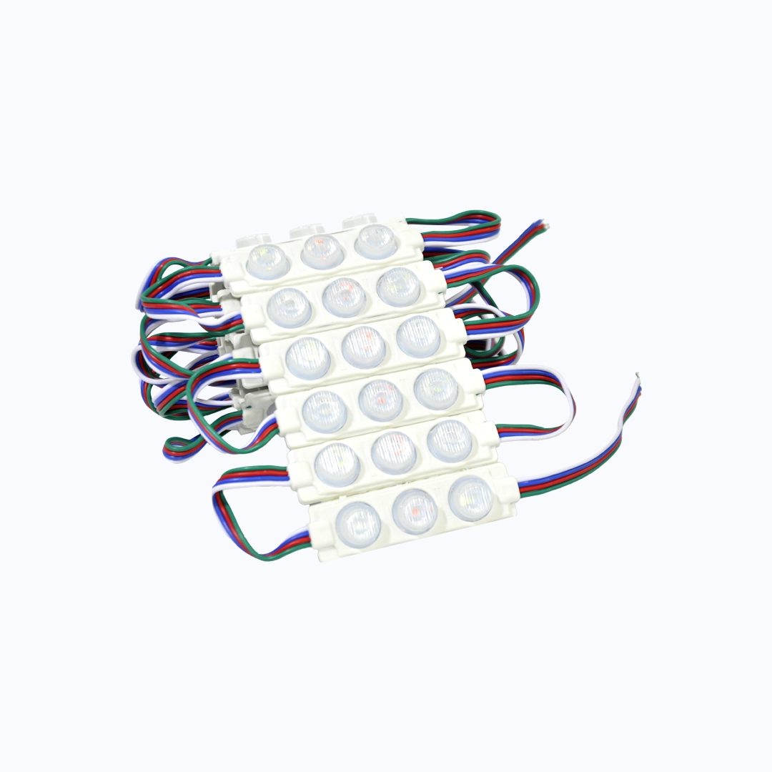 MODULO LUPA RELIEVE 12V 3030 REF 7520 3W LUZ RGB