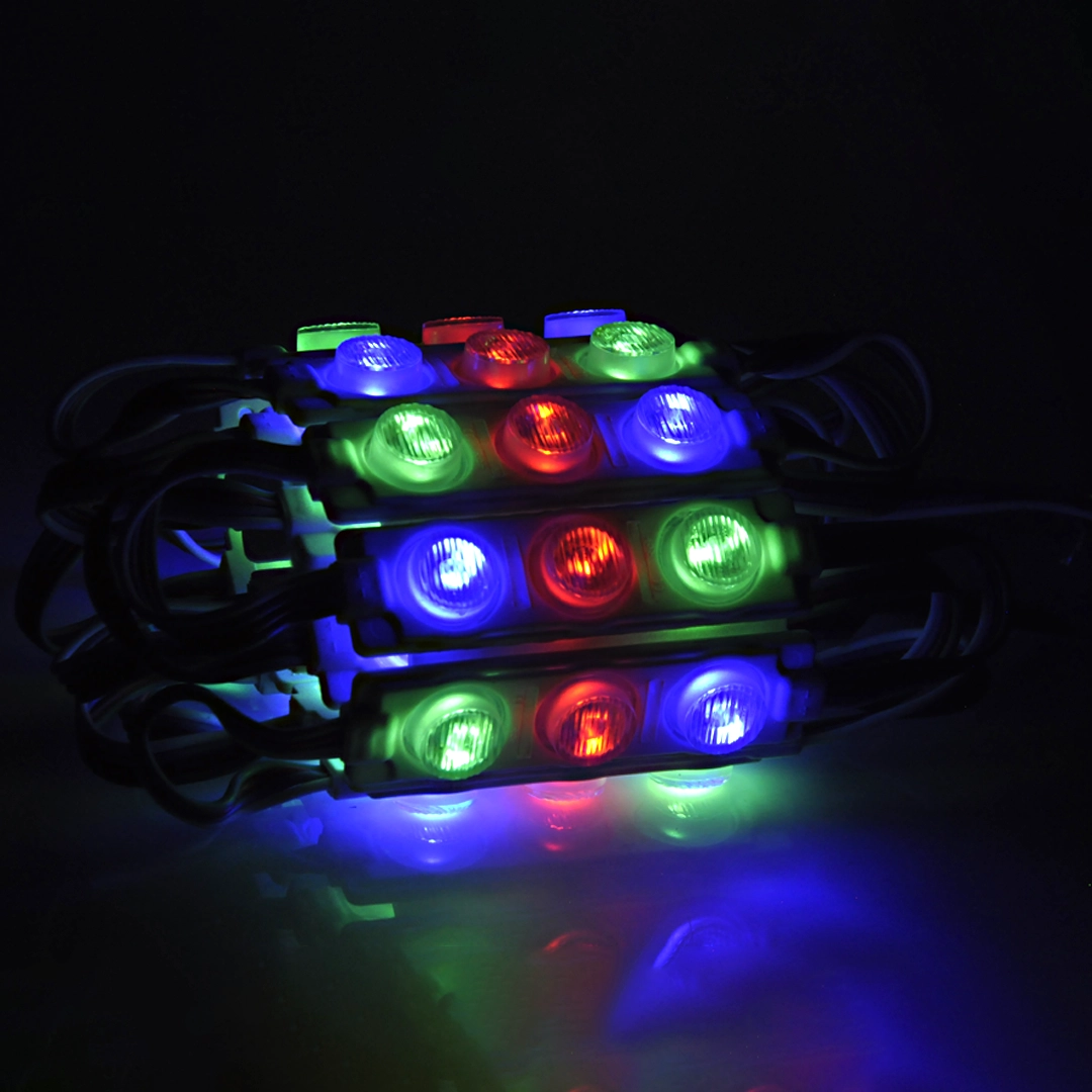 MODULO LUPA RELIEVE 12V 3030 REF 7520 3W LUZ RGB