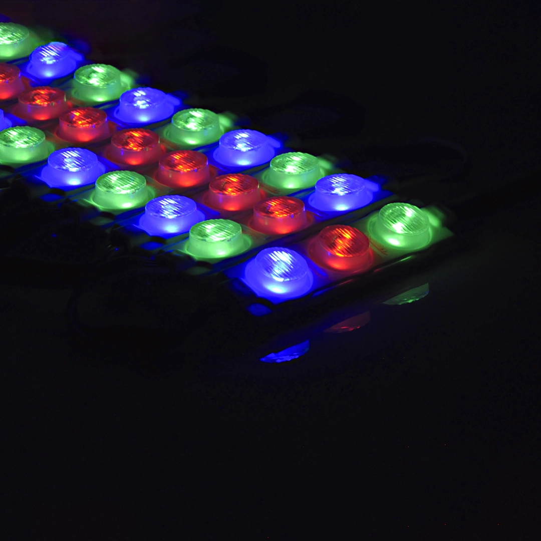 MODULO LUPA RELIEVE 12V 3030 REF 7520 3W LUZ RGB