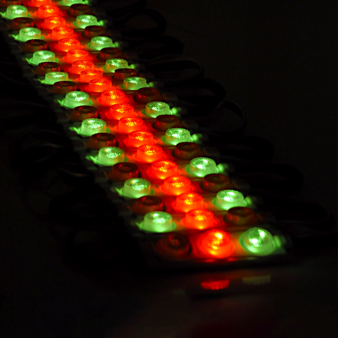MODULO LUPA RELIEVE 12V 3030 REF 7520 3W LUZ RGB